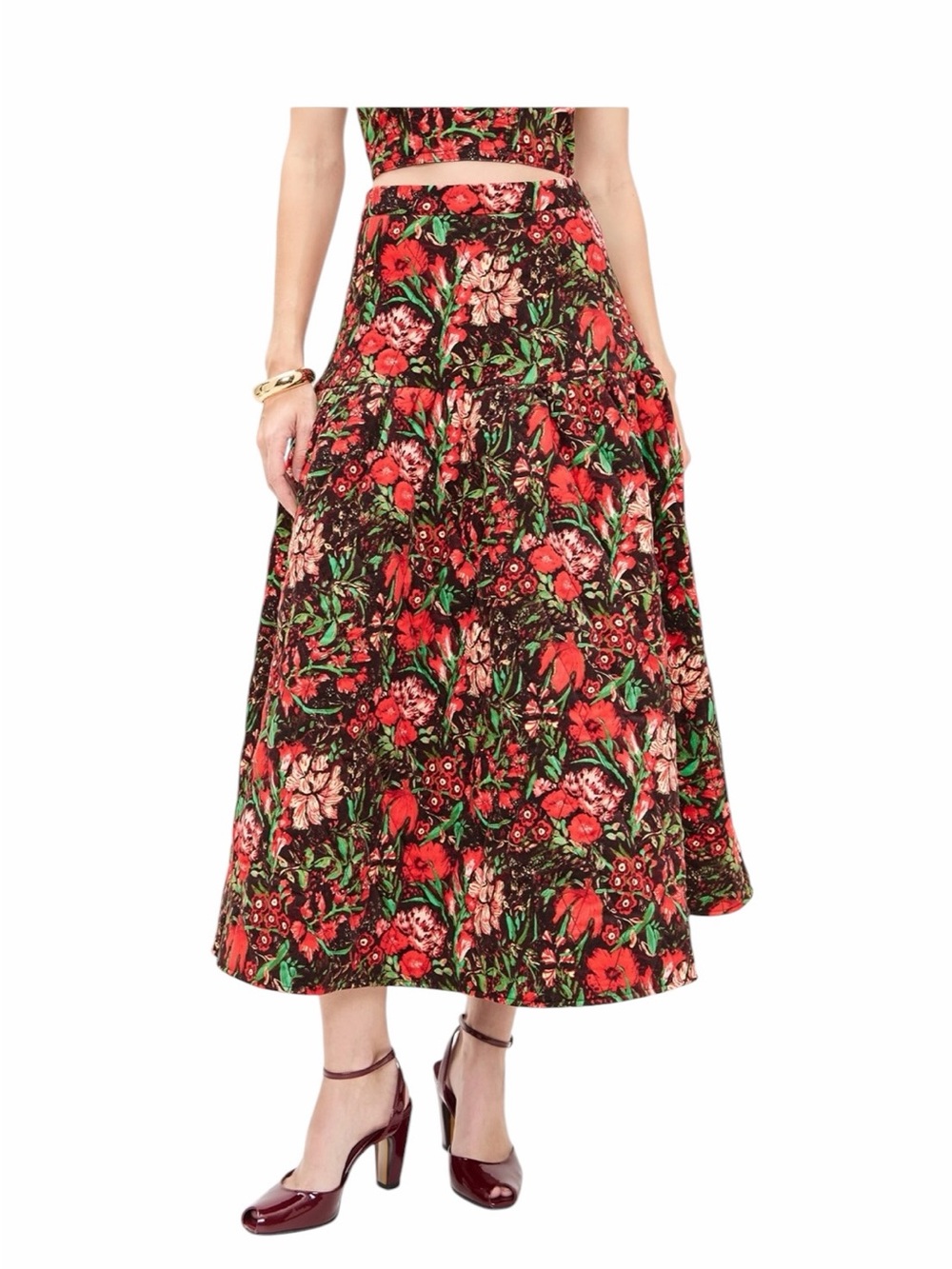 HUNTER BELL Remy Velveteen Skirt Size 2